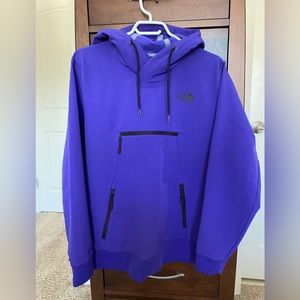 North Face Womens Tekno Pullover Hoodie - purple